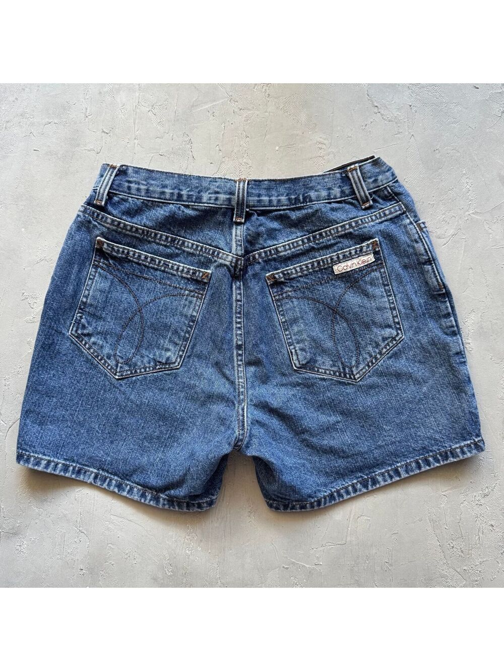 Vintage 90s Calvin Klein Denim Shorts Blue Women's Y2K Jean Shorts Jorts